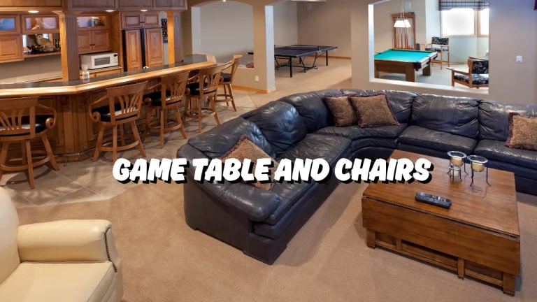 Game Table and Chairs