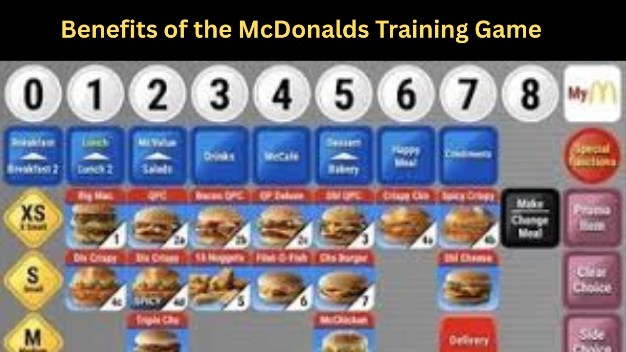 Benefits of the McDonalds Training Game