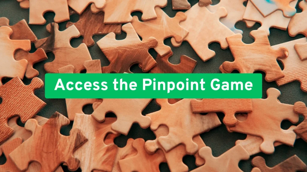 Access the Pinpoint Game