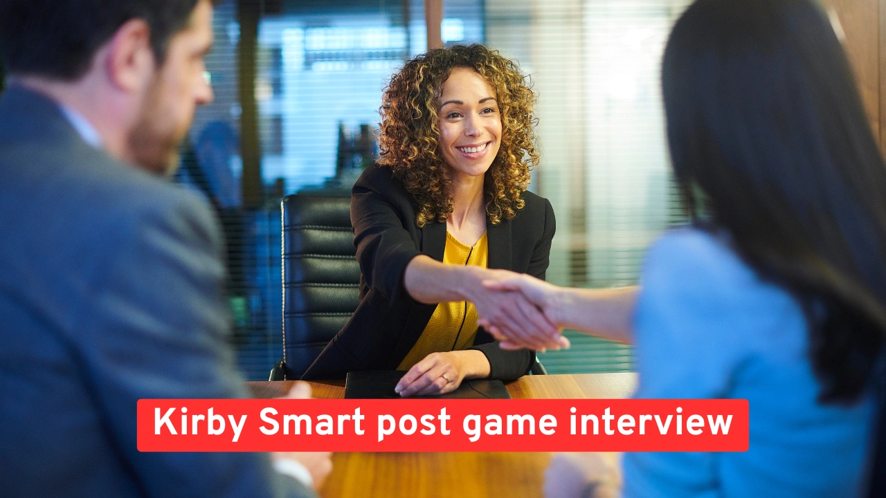 Kirby Smart post game interview