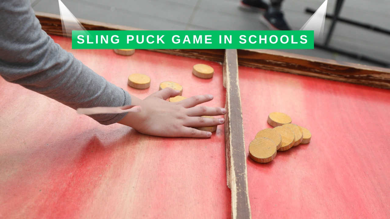 Sling Puck Game in Schools